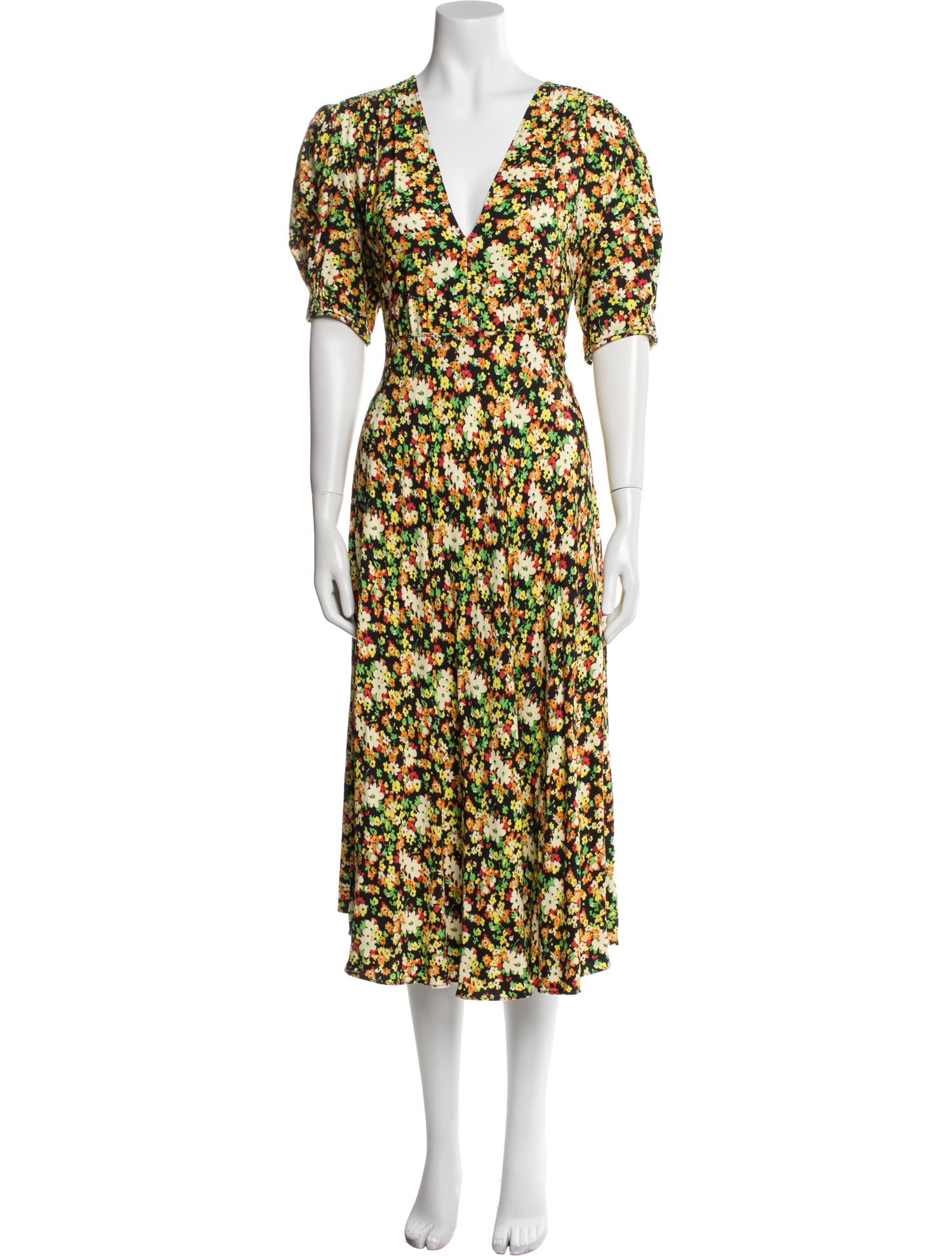 Marni Floral Print Midi Length Dress w/ Tags
