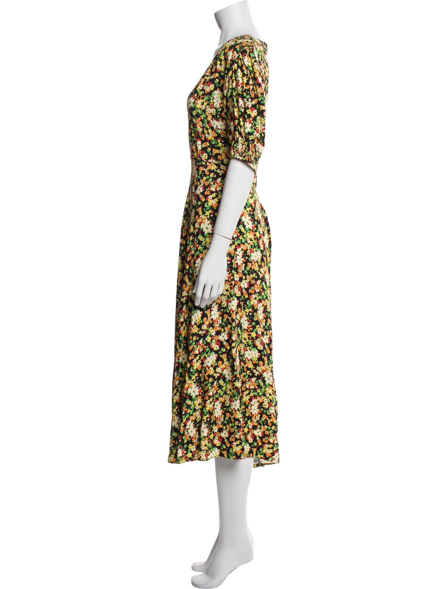 Marni Floral Print Midi Length Dress w/ Tags