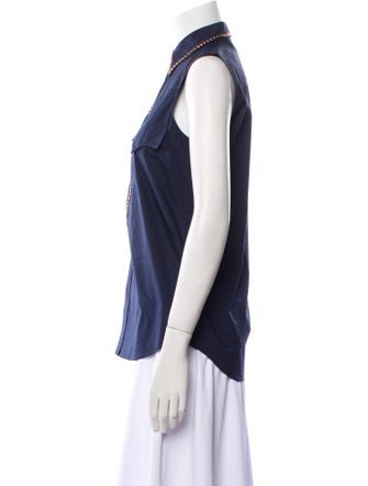 Marni Sleeveless Button-Up Top