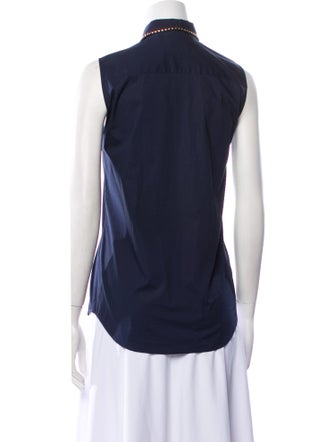 Marni Sleeveless Button-Up Top