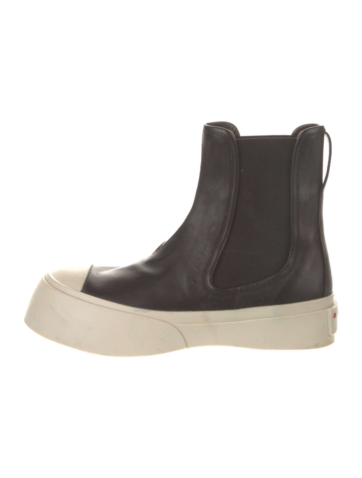 Marni Leather Chelsea Boots