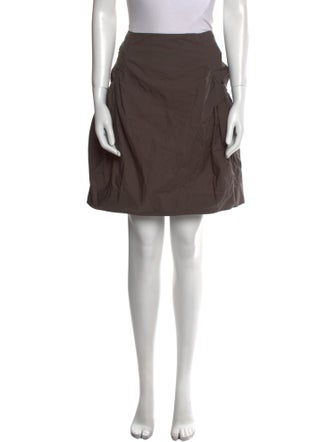 Marni Pleated Accents Knee-Length Skirt