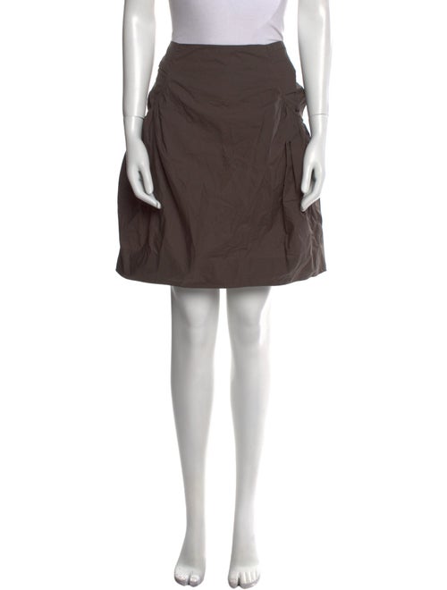 Marni Pleated Accents Knee-Length Skirt