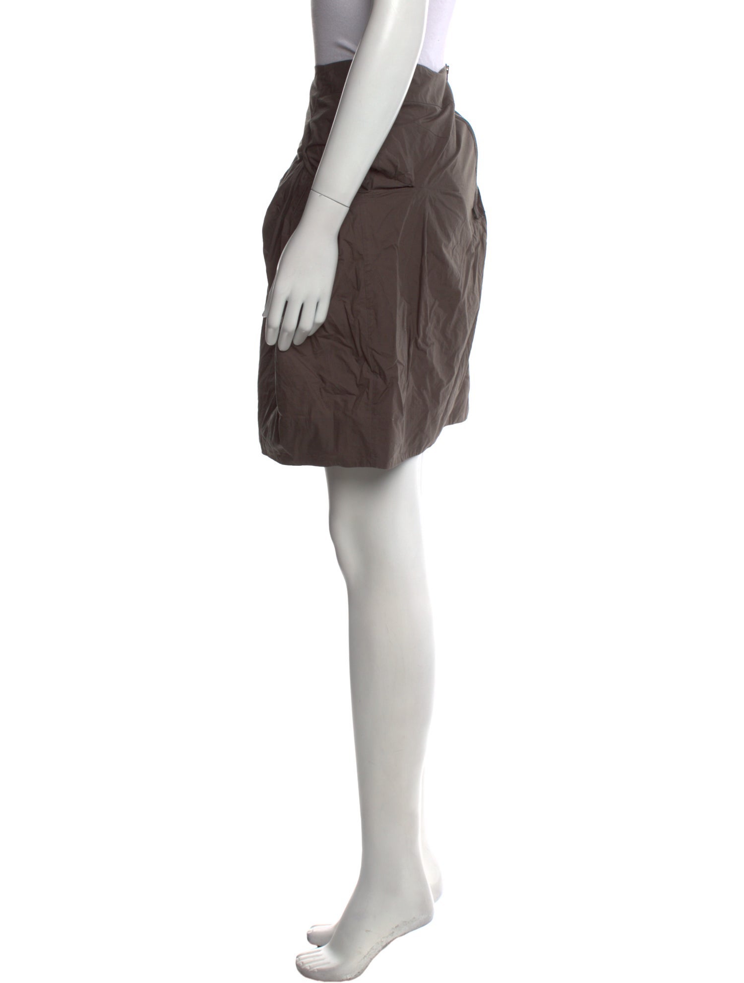 Marni Pleated Accents Knee-Length Skirt