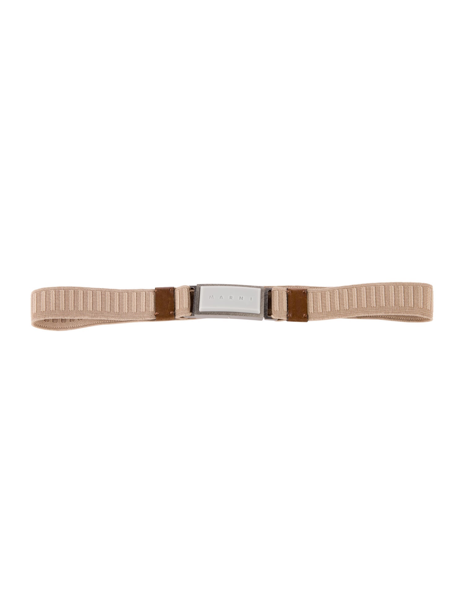 Marni Skinny Chain-Link Accents Waist Belt