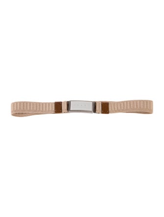 Marni Skinny Chain-Link Accents Waist Belt