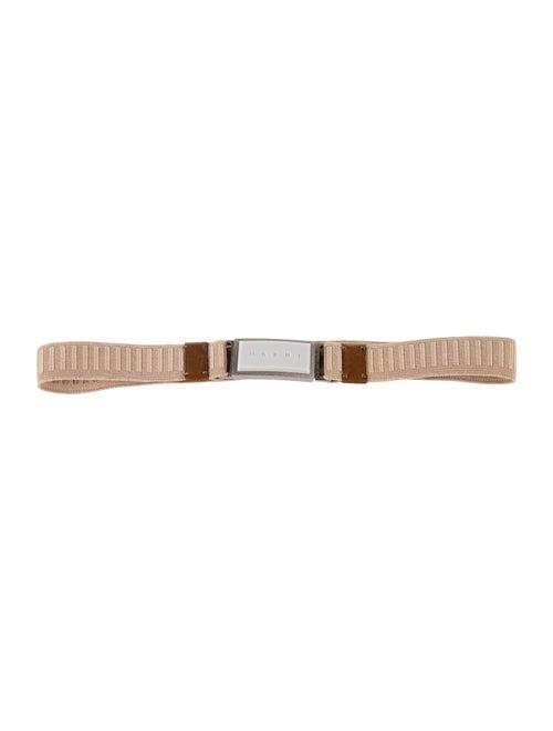 Marni Skinny Chain-Link Accents Waist Belt