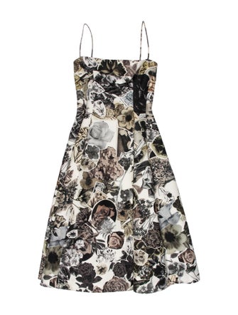 Marni Floral Print Midi Length Dress