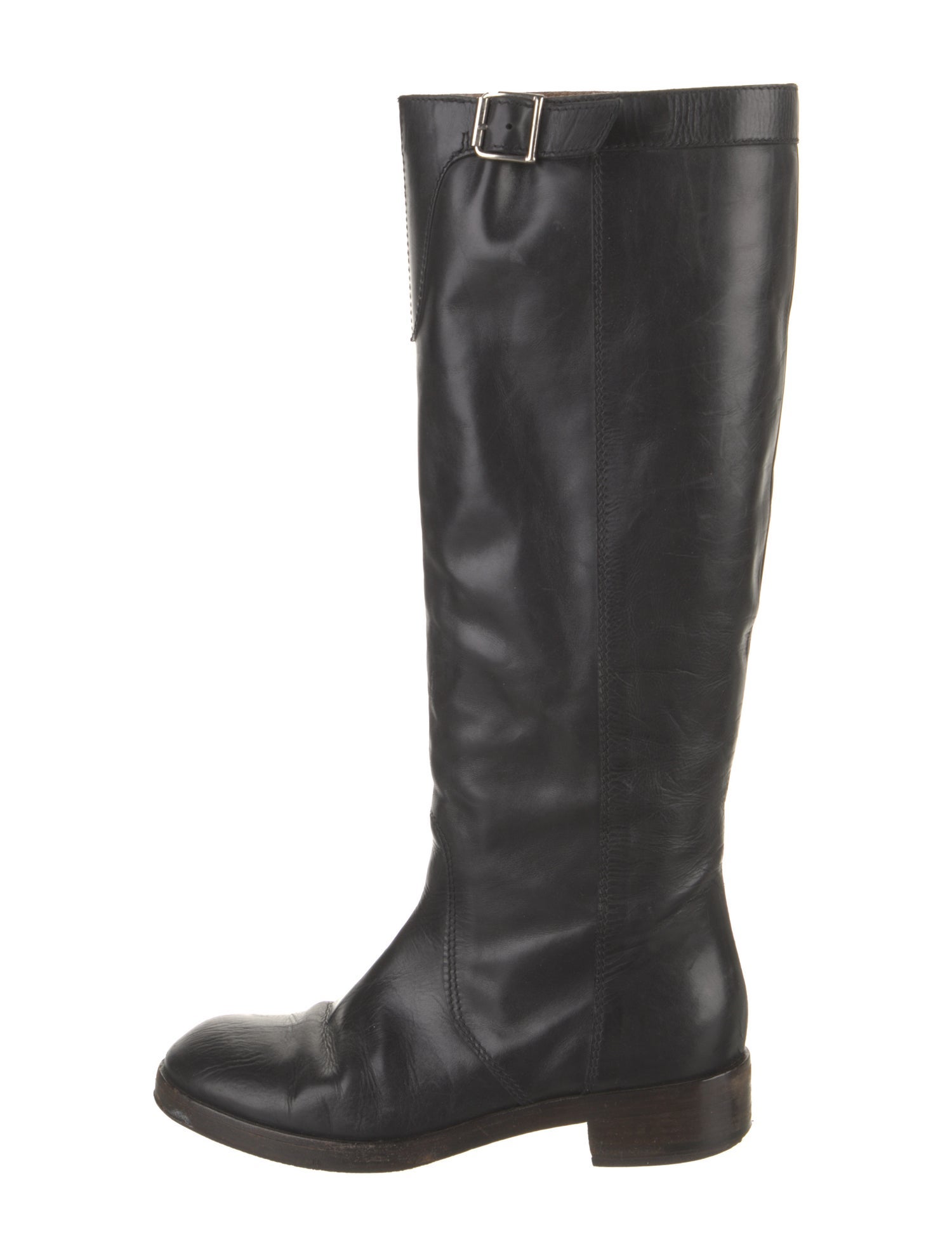 Marni Leather Riding Boots