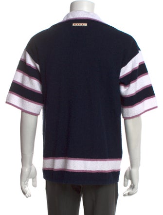 Marni Striped V-Neck Cardigan