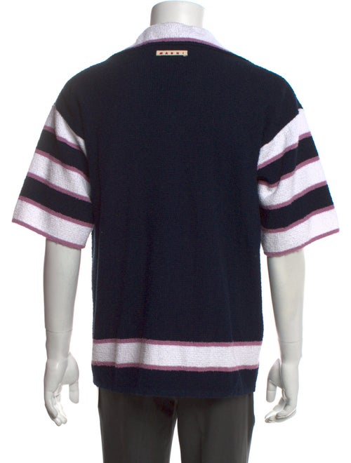 Marni Striped V-Neck Cardigan