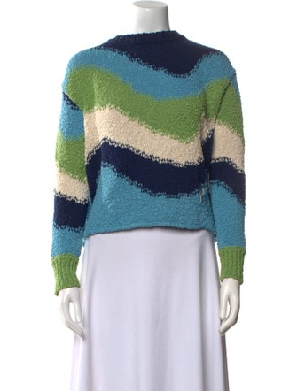 Marni Striped Bateau Neckline Sweater