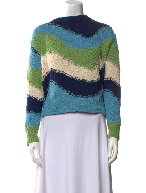 Marni Striped Bateau Neckline Sweater
