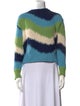 Marni Striped Bateau Neckline Sweater