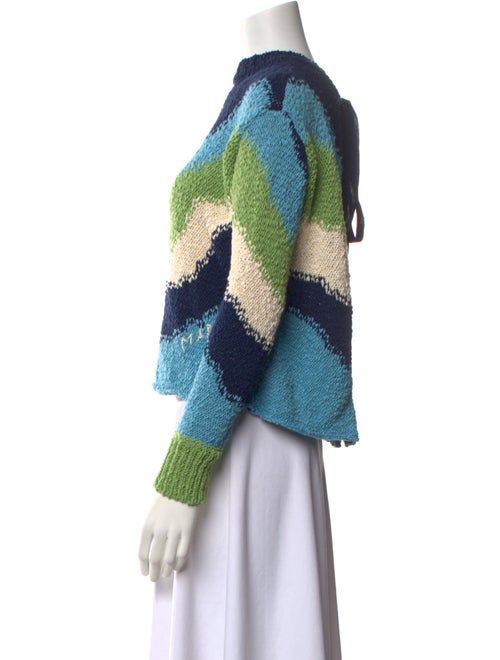 Marni Striped Bateau Neckline Sweater