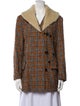 Marni Virgin Wool Tweed Pattern Coat