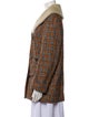 Marni Virgin Wool Tweed Pattern Coat