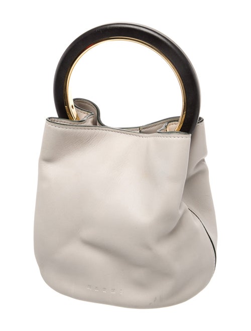 Marni Leather Top Handle Bag