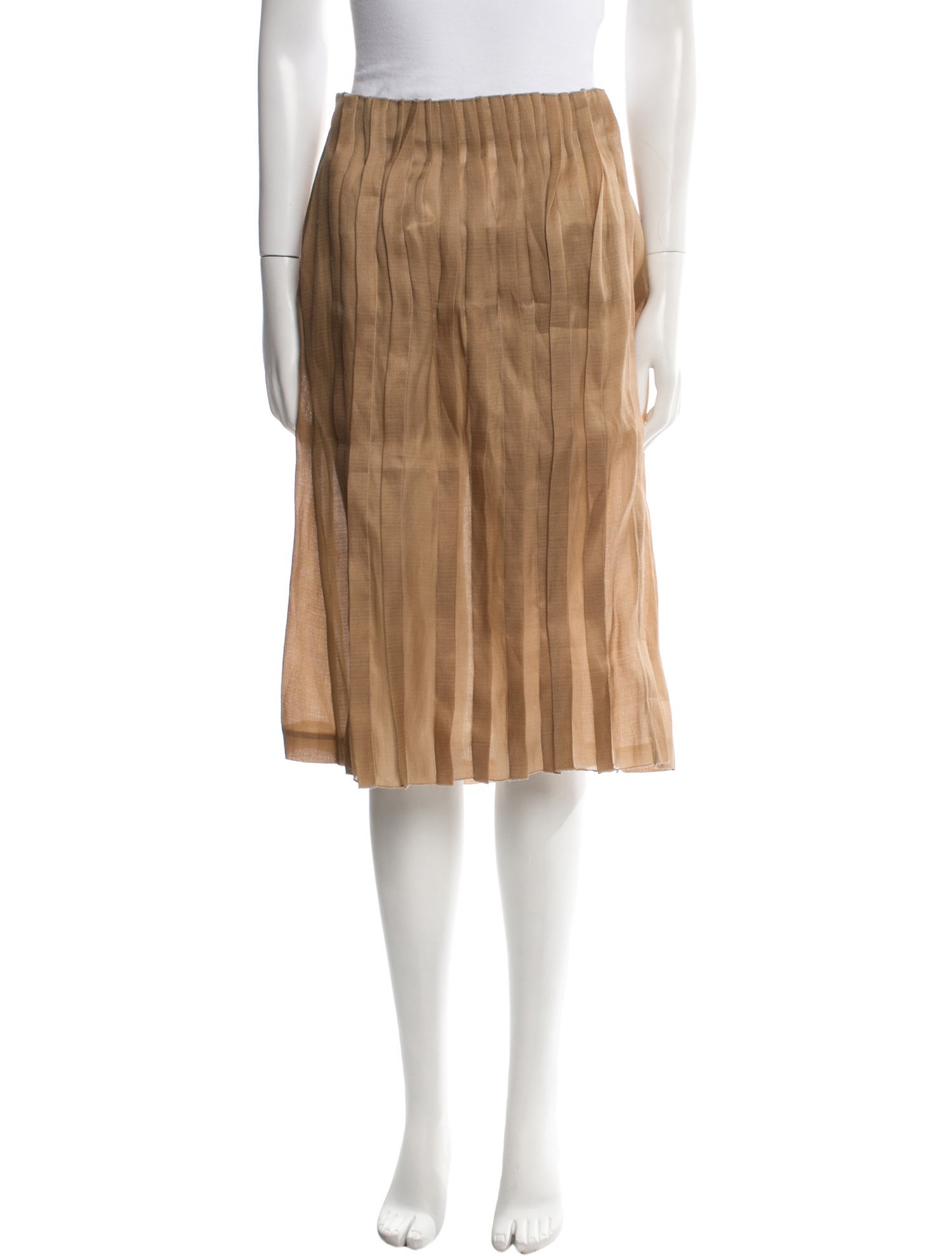 Marni Silk Knee-Length Skirt