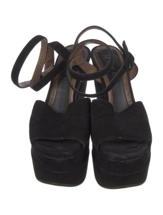 Marni Suede Slingback Sandals