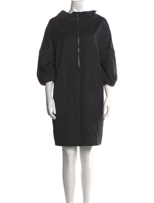 Marni Mock Neck Mini Dress