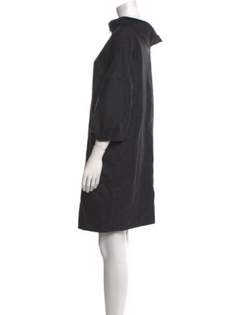 Marni Mock Neck Mini Dress