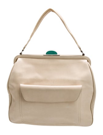 Marni Leather Top Handle Bag