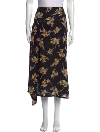 Marni Silk Midi Length Skirt