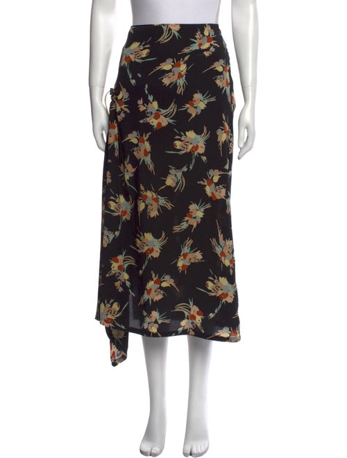 Marni Silk Midi Length Skirt