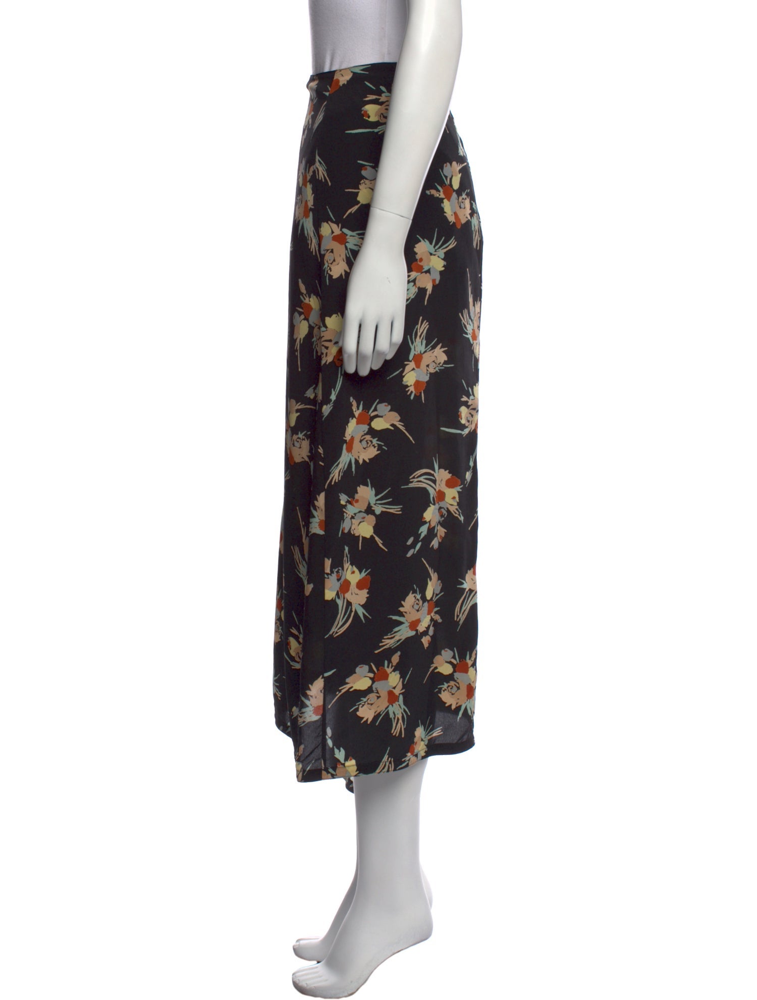 Marni Silk Midi Length Skirt