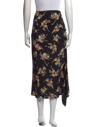 Marni Silk Midi Length Skirt