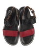 Marni Rubber Colorblock Pattern Slingback Sandals