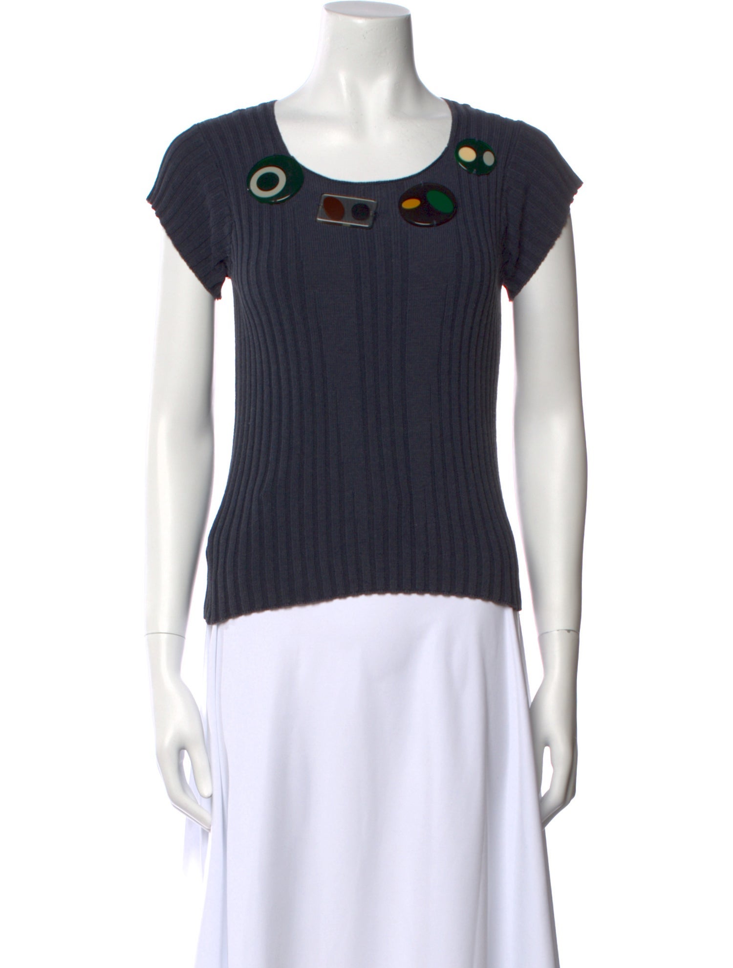 Marni Graphic Print Scoop Neck T-Shirt