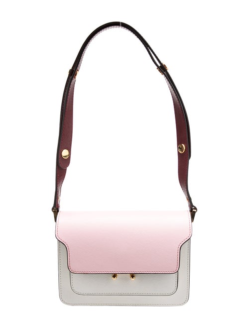 Marni Saffiano Leather Shoulder Bag