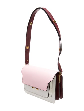 Marni Saffiano Leather Shoulder Bag