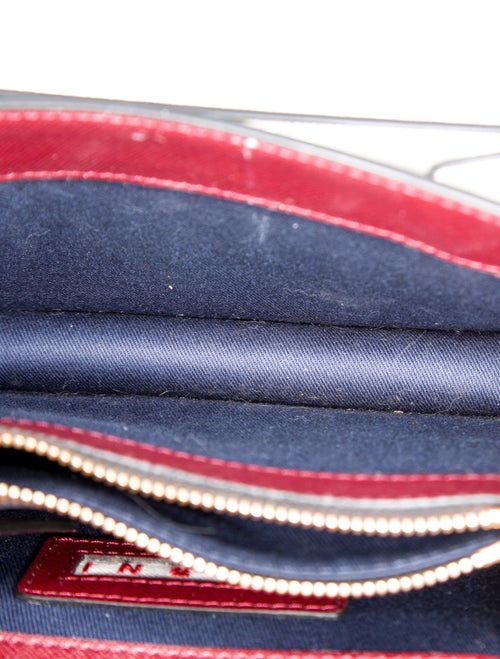 Marni Saffiano Leather Shoulder Bag