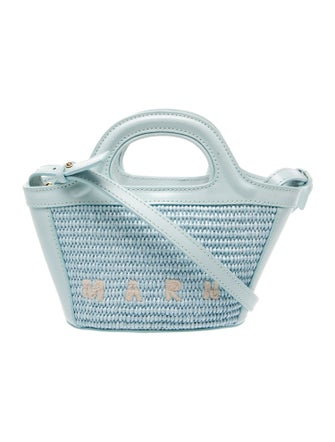 Marni Straw Top Handle Bag