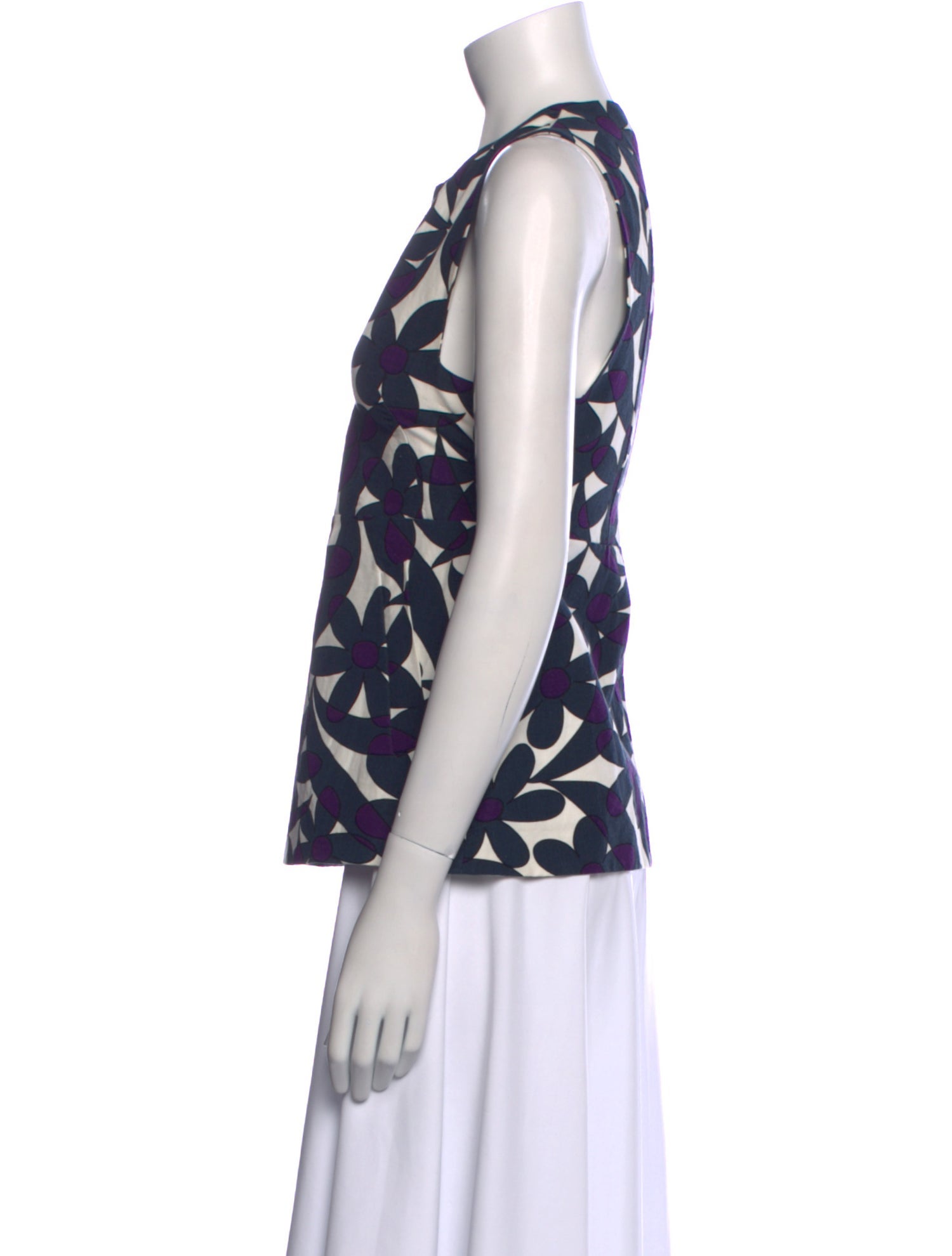 Marni Linen Printed Blouse