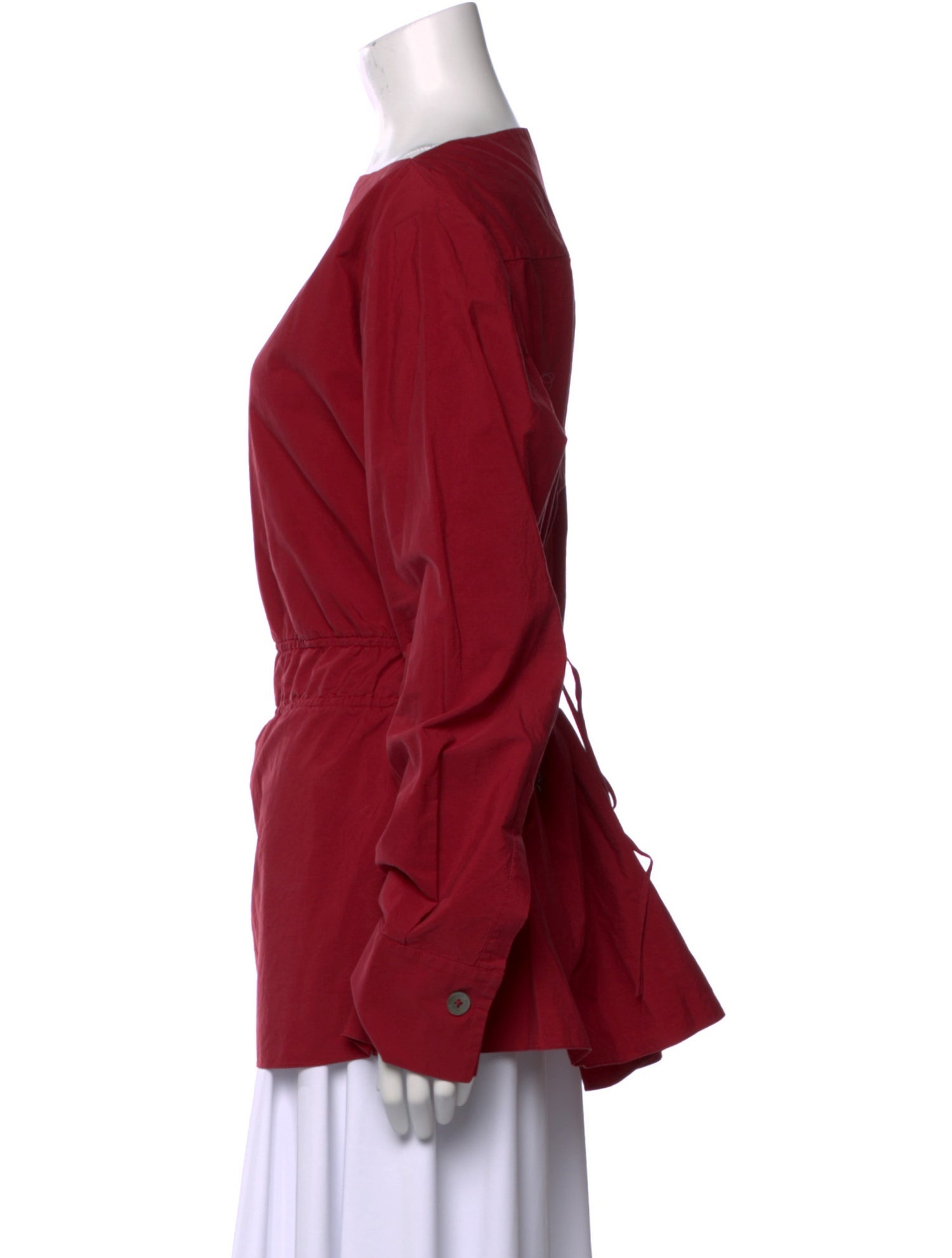 Marni Bateau Neckline Long Sleeve Blouse