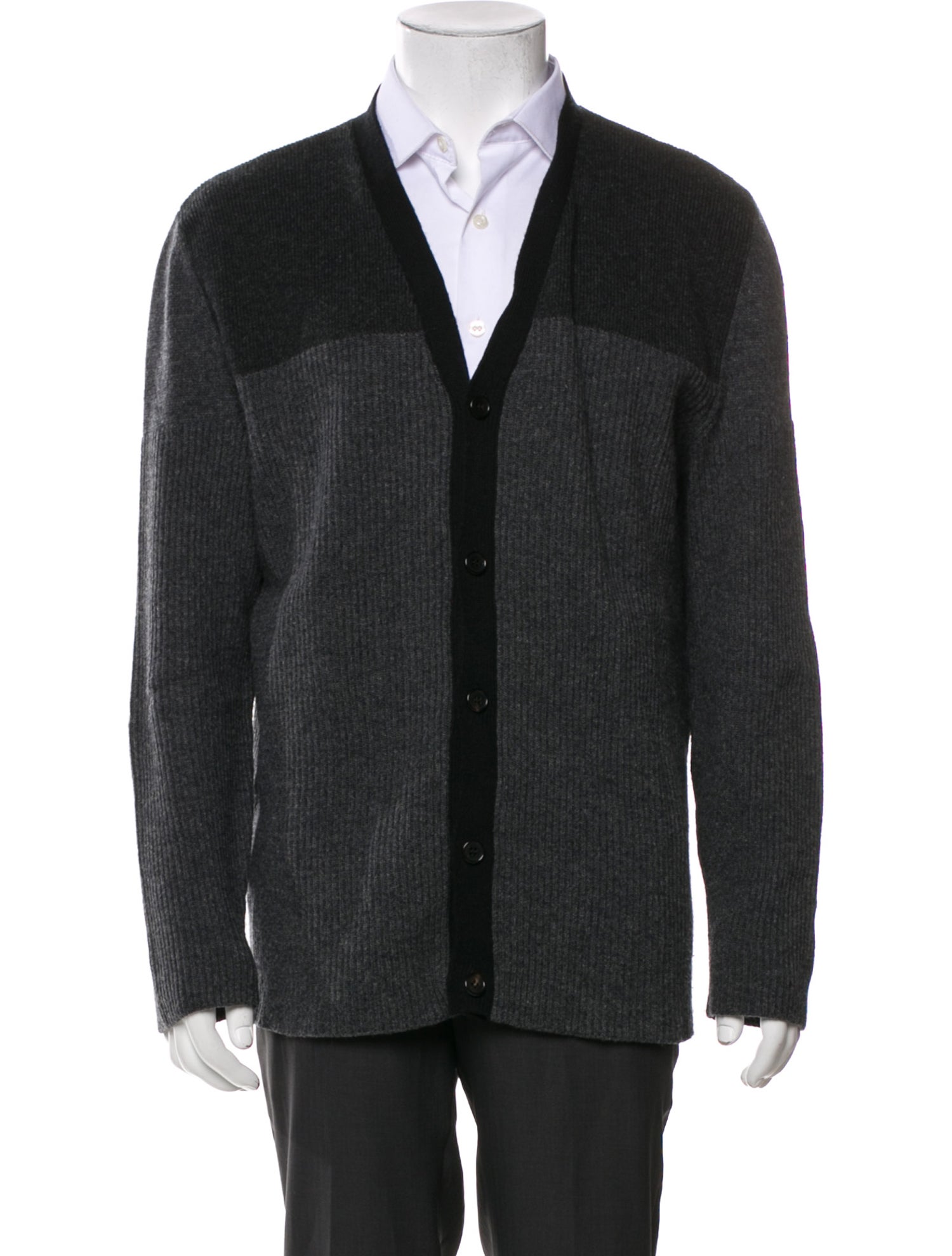 Marni Wool Colorblock Pattern Cardigan