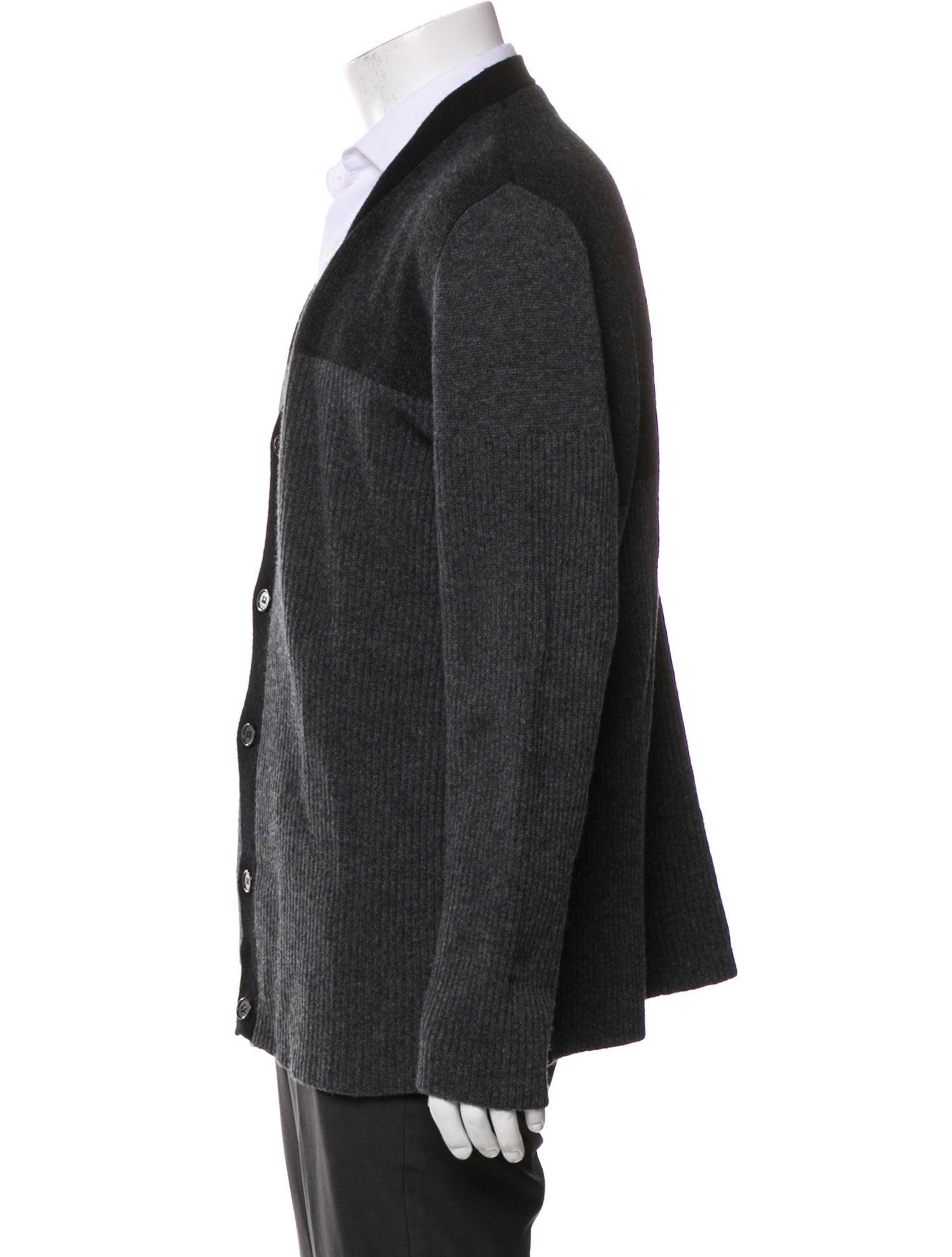Marni Wool Colorblock Pattern Cardigan
