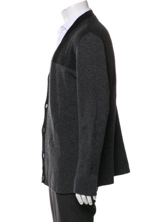Marni Wool Colorblock Pattern Cardigan