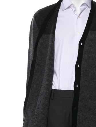 Marni Wool Colorblock Pattern Cardigan