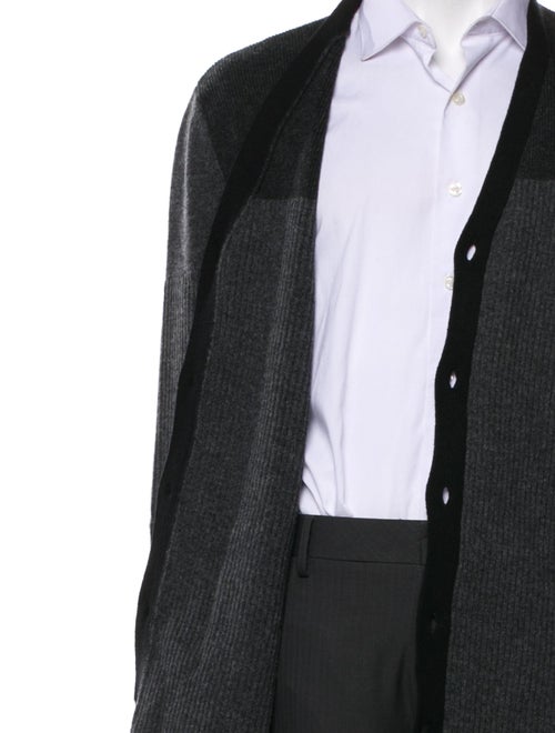 Marni Wool Colorblock Pattern Cardigan