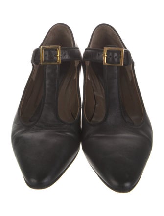 Marni Leather Grosgrain Trim Mules