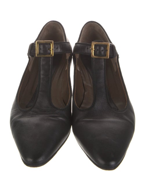 Marni Leather Grosgrain Trim Mules