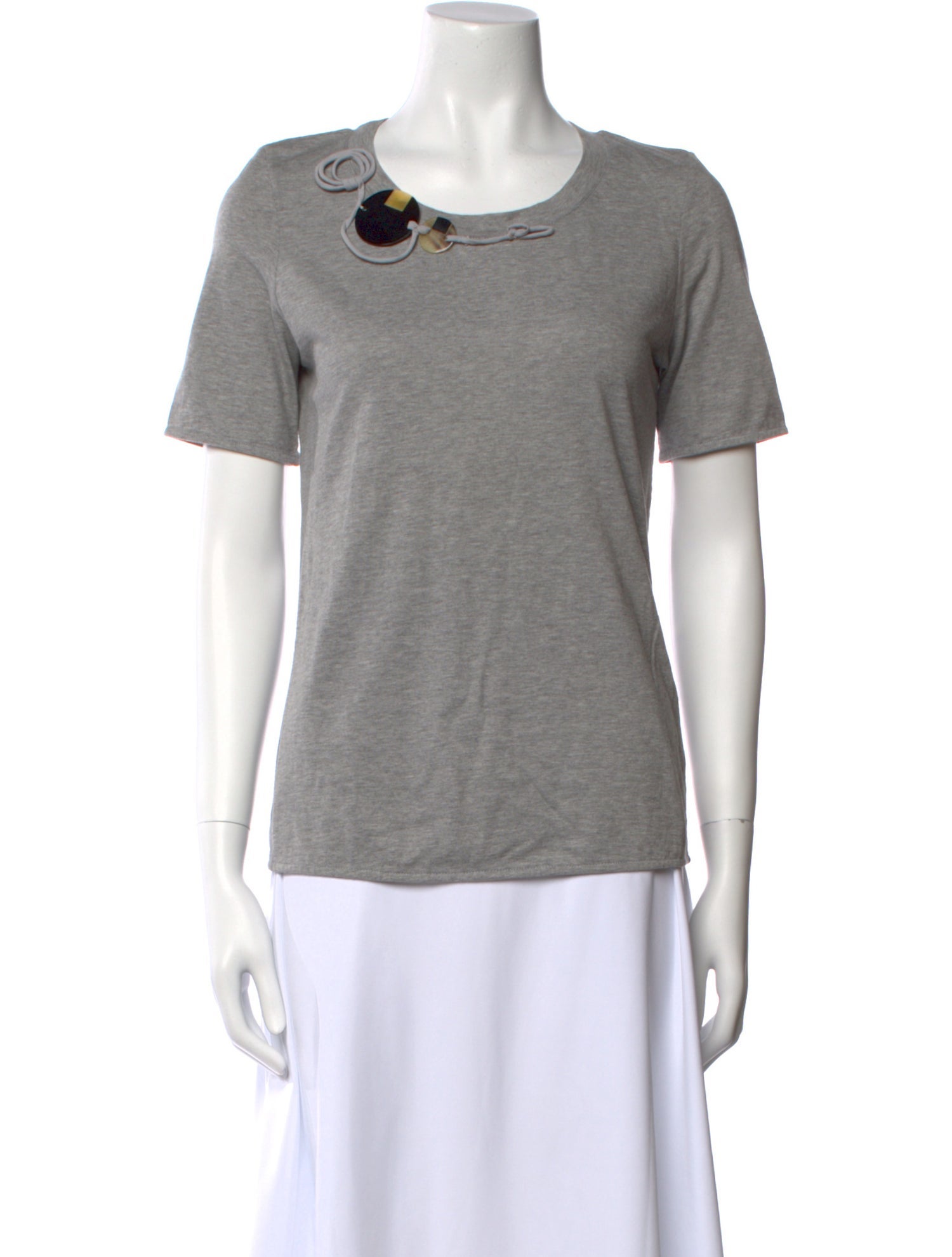 Marni Scoop Neck Short Sleeve T-Shirt
