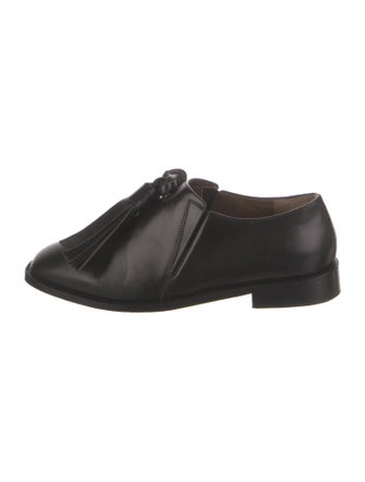 Marni Leather Tassel Accents Oxfords