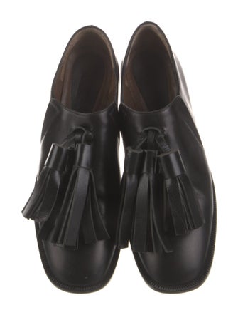 Marni Leather Tassel Accents Oxfords