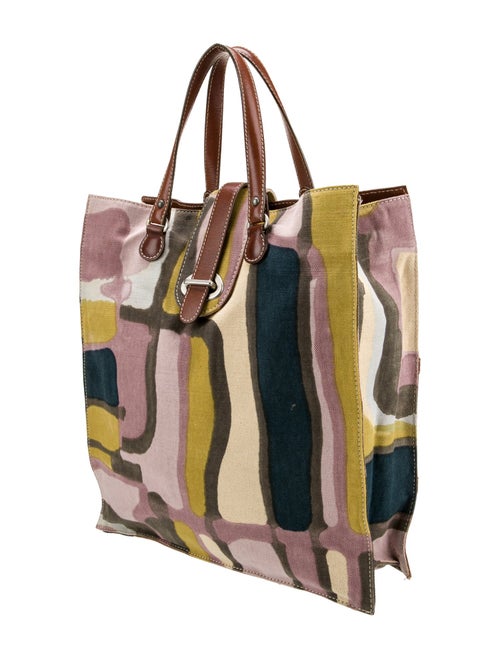 Marni Canvas Top Handle Bag